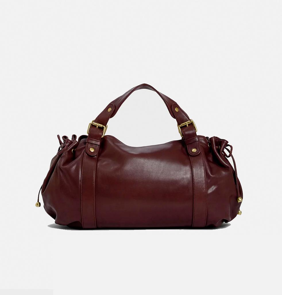 Women's Crossbody Large Capacity Simple Handbag Commuter Shoulder Boston Bag Stylish Versatile Work Bag Soft Polyester Interior