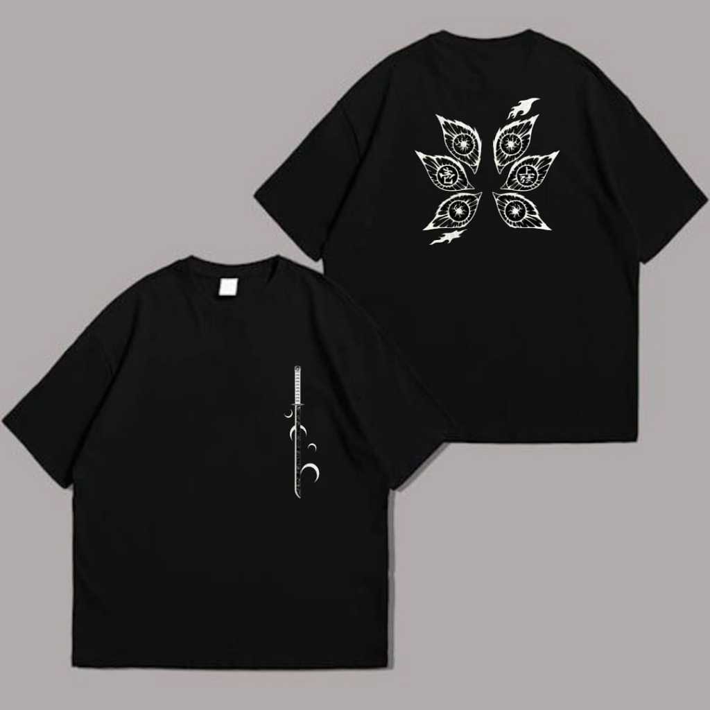 Ghost Slayer Anime Devil Killer Style Anime SpringSummer Mens Tshirt Casual Suitable for Both Men and Women S