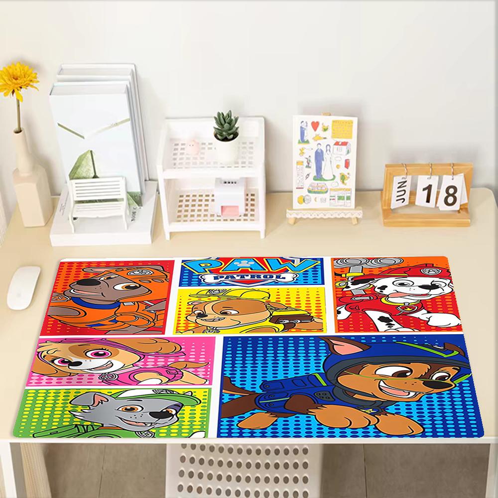 PAW Patrol Theme Mouse Pad, Non Slip Rubber Base, Multifunctional Office & Home Decor, Perfect for Workspace Personalization.