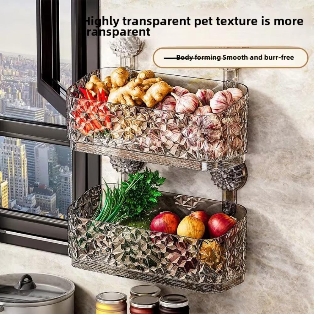 Suction Cup Organizer Box Plastic Shelves New Wash Sink Mantel