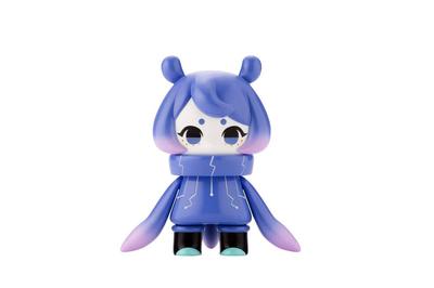 Hinomoto Heavy Industries Ocean Exploration Robot Densitaco 3 Color PVC Painted Complete Figure AF002 No. [Aquarium Ver.] Non-Scale