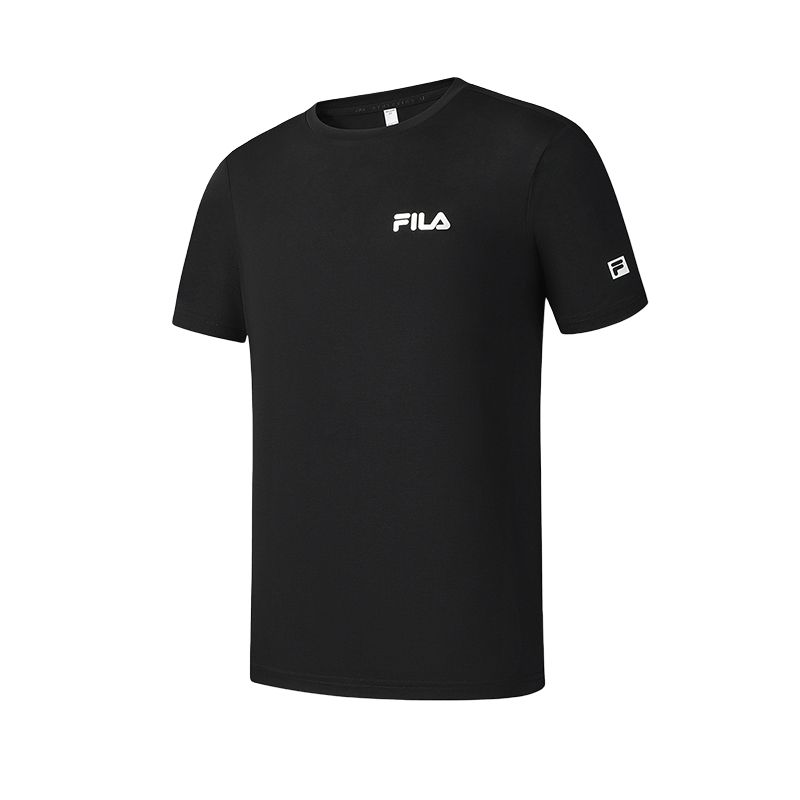 New FILA Fitness T Shirt Men's Pitch Black A51M521108F-BK