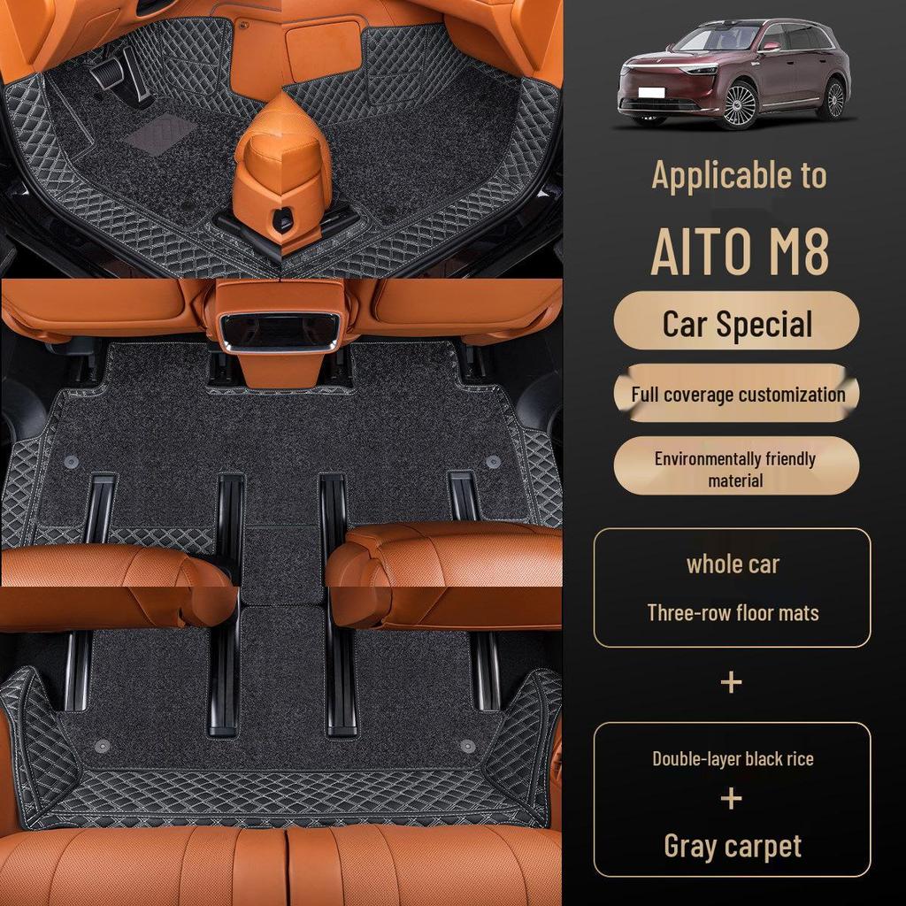 Huawei AITO M8 Six-Seater Custom Full Coverage Floor Mats