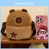 Five Star Pointed Capybara Plush Bag Cartoon Single Shoulder Crossbody Bags