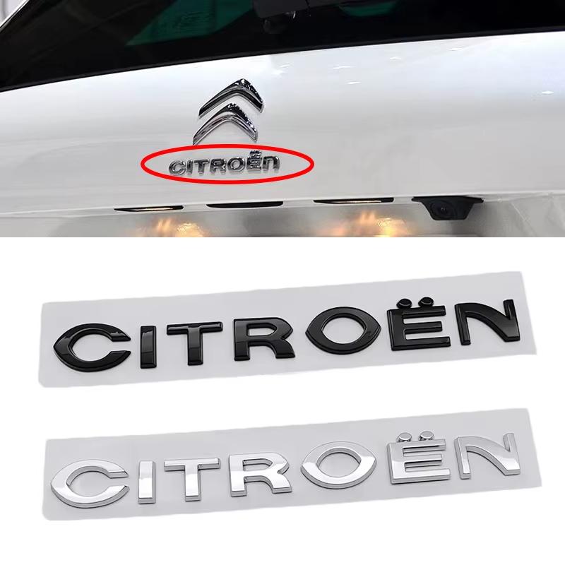 ABS Car Rear Trunk Badge Decal Sticker for Citroen C1 C3 C4 C5 DS3 DS4 DS5 Berlingo Jumpy Numero Auto Modification Accessories