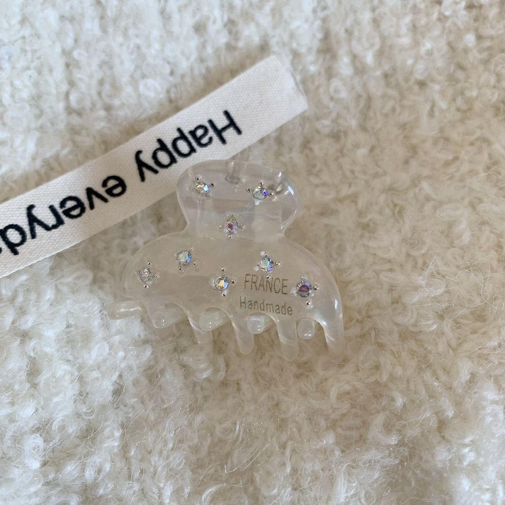 Babysbreath Acetate Hairpin Crystal Mini Hair Claw Personalized Rhinestone Hair Clip  Girls