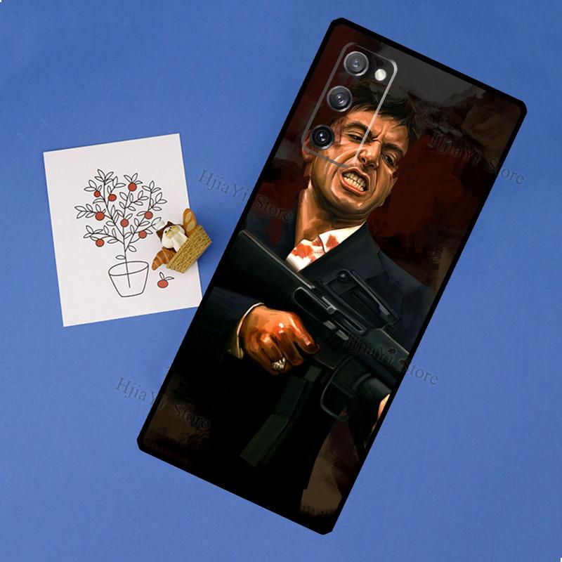 Tony Montana Scarface Al Pacino Case For Samsung Galaxy S23 Ultra S21 S20 FE S8 S9 S10 Note 10 Plus Note 20 S22 Ultra Cover