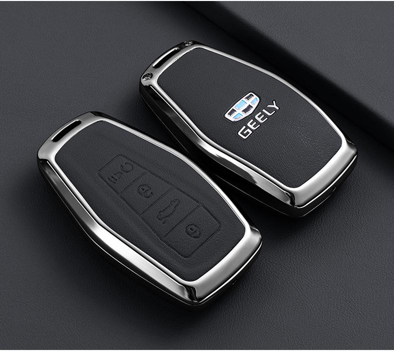 Car Key Covers for Geely Emgrand, Xingrui, Boyue L, Xingyue L, Binyue, and Binrui Vision X6/Icon Models