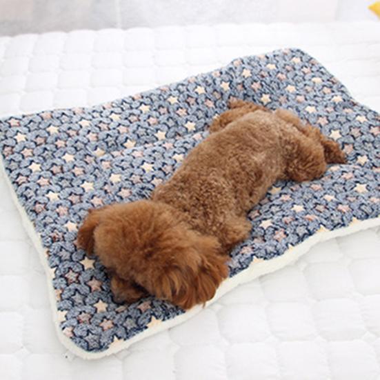 Haustier Hund Katze Stern Pfoten Bettmatte Weiche Fleece Decke Warme Schlafkissen Matratze