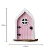 Cute Miniature Fairy Gnome Window Door Figurines Elf Home Yard Art Garden Sculpture Statues Decor Tree Sculpture Window Door