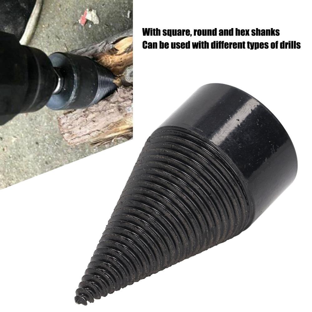 4pcs 3Pcs Removable Shanks Wood Splitter Drill Bit Hex Shank Firewood Drill Bit Camping