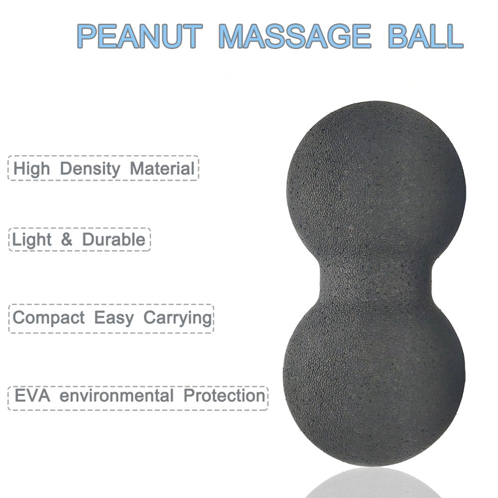 Peanut Massage Ball Set Lacrosse Ball EPP Fascia Therapy Muscle Ball for Myofascial Release Muscle Relaxer Acupoint Massage