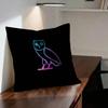 Octobers Very OwnO Owls OVO   Pillowcase Toon Gift Cushion Cover Bedroom Home Sofa Chair Seat Decor Pillow Case