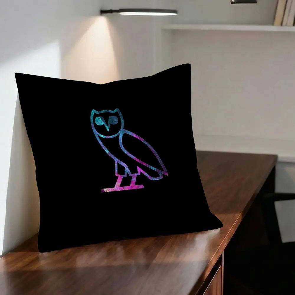 Octobers Very OwnO Owls OVO Pillowcase Toon Gift Cushion Cover Bedroom Home Sofa Chair Seat Decor Pillow Case