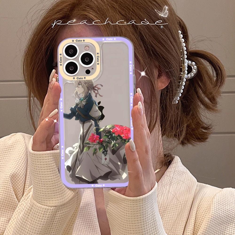 Violet Evergarden Phone Case For Samsung S 20 21 22 23 lite plus ultra Clear Mobile Cover Funda