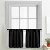 Contemporary Short Curtain For Commercial Spaces High Light Blocking Fabric Grey 132*46cm Piece)