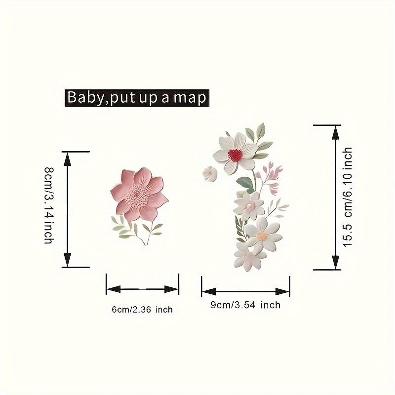 1pc 3D Floral for Switch - Vinyl Sticker, Removable & Easy Apply for Living Room Decor, Wall Stickers, Room Decor