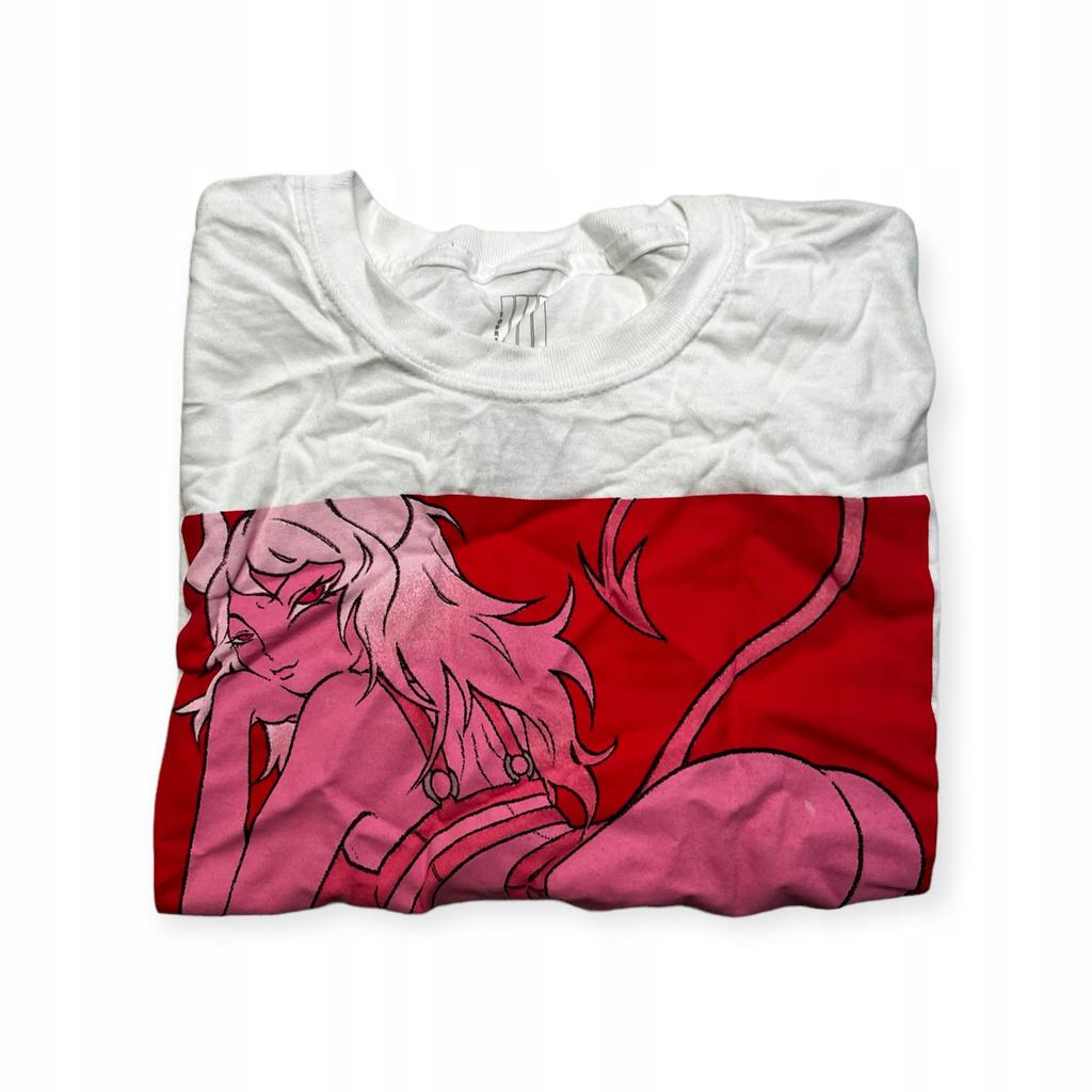 Koszulka T-shirt męski okrągły dekolt SPENCER'S NADRUK L