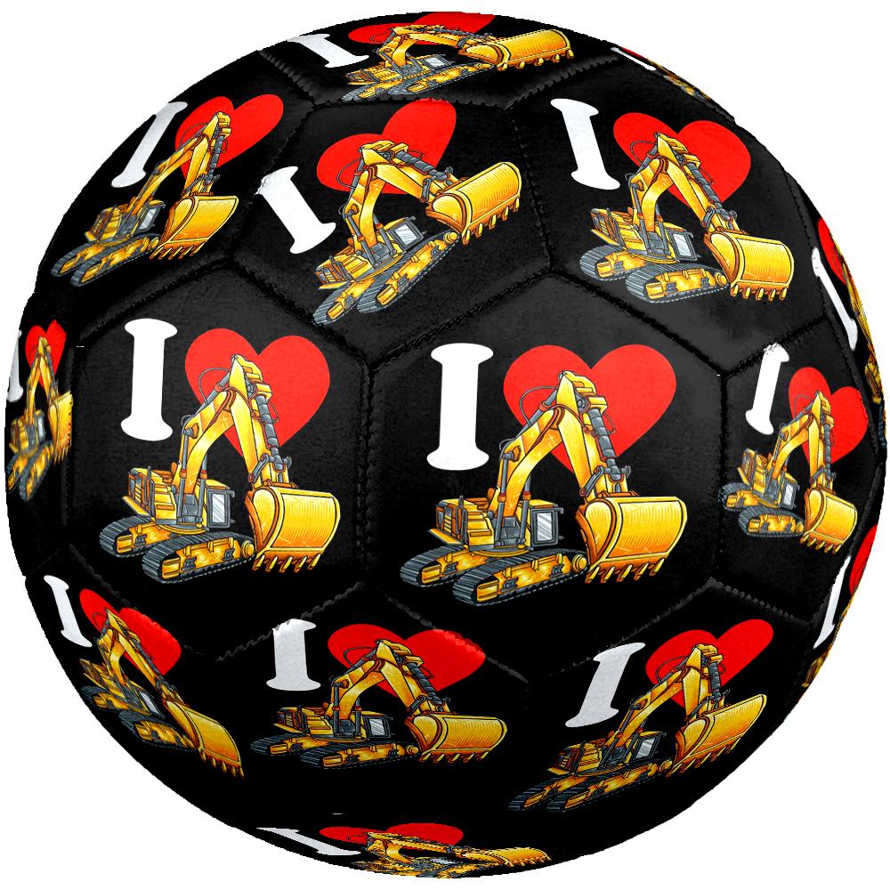 Excavator Theme Size 5 Soccer Ball, Suitable for Both Indoor and Outdoor Matches, a Gift Suitable for Everyone.