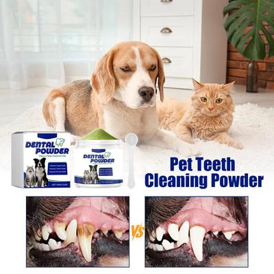 Pet Tooth Cleaning Powder Remover Bad Breath Freshener | Pet Dental Care Balance Oral PH HOW5677