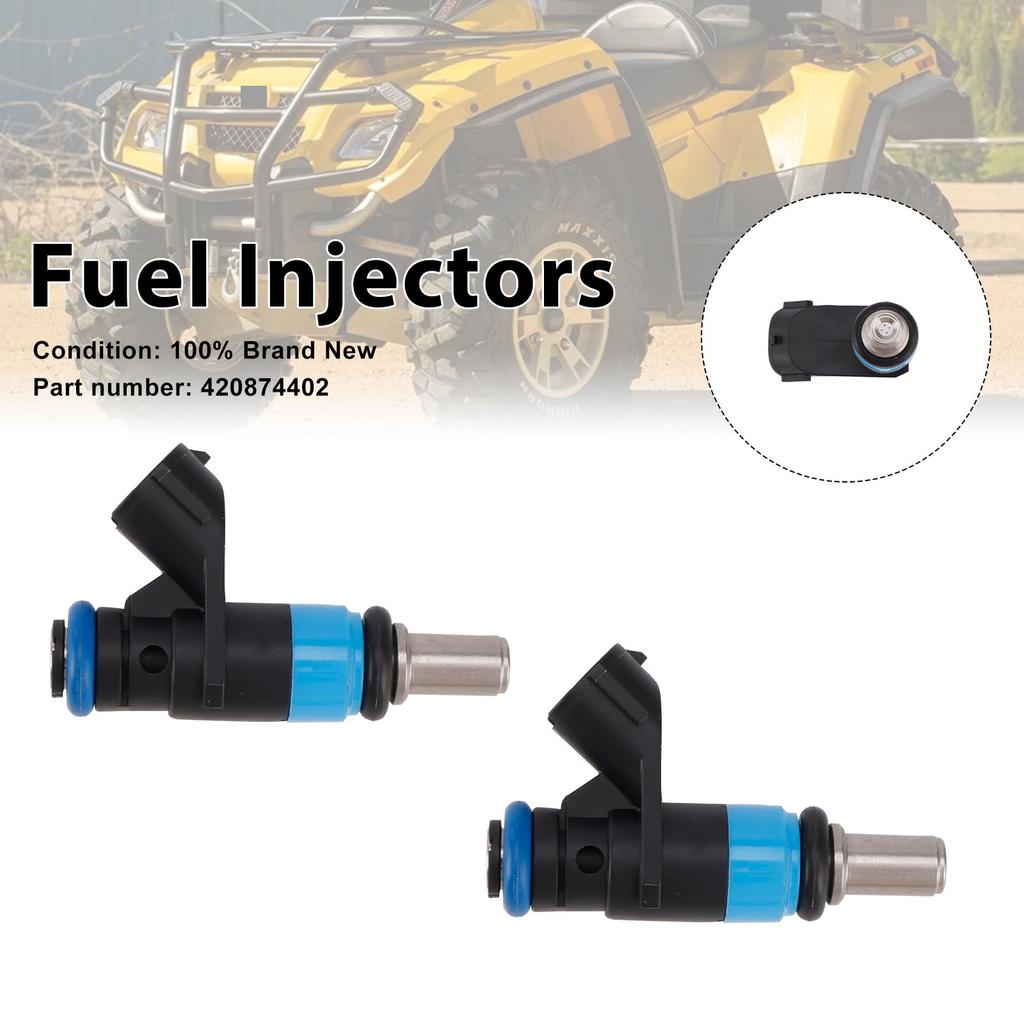 2PC 420874402 Fuel Injectors For Can-Am Outlander MAX 800 2006-2008