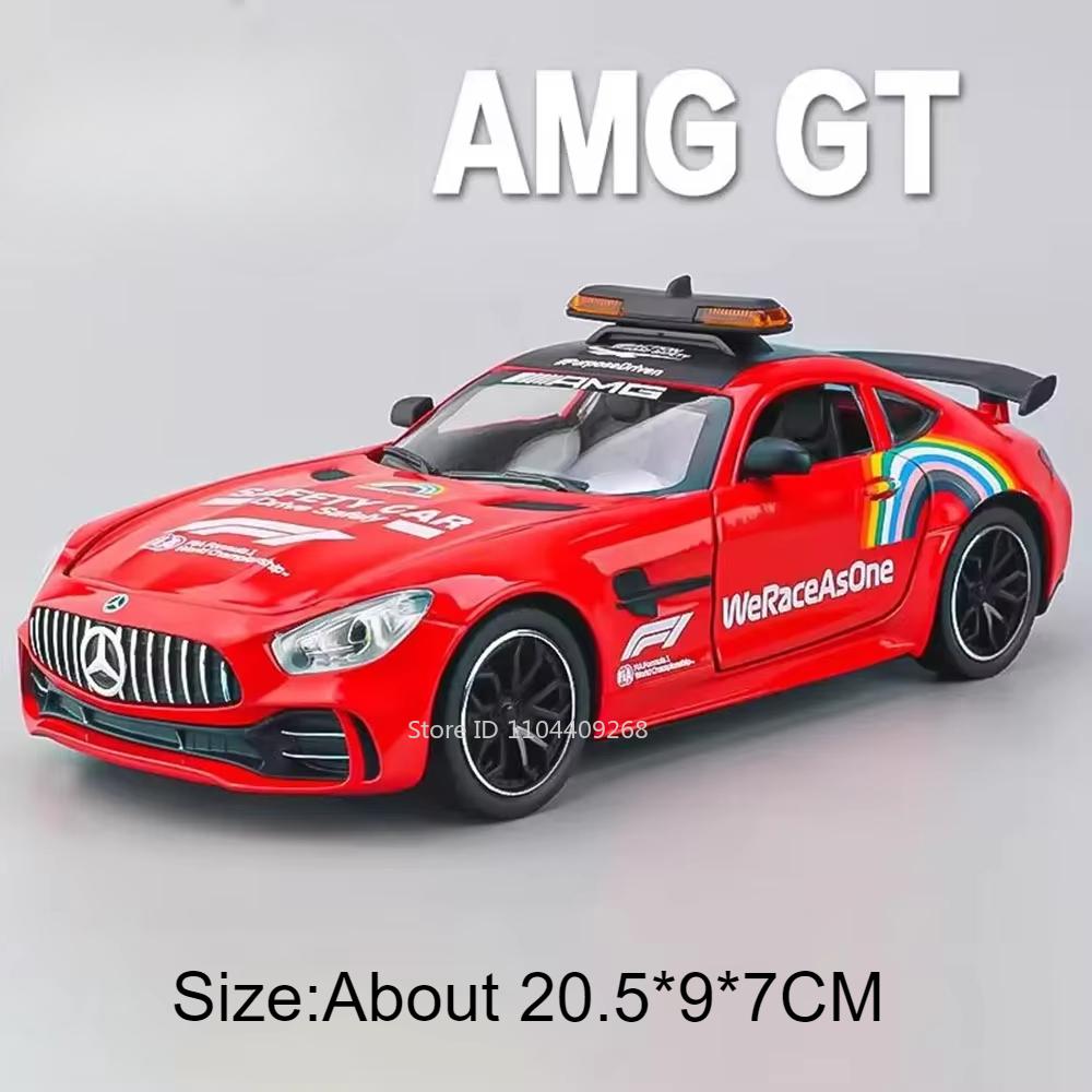 1:24 Skyline GTR-S15 F1 Safety Sports Car Model Toy Alloy Diecast Sound Light Racing Car Shock Absorption Vehicle Kids Gifts
