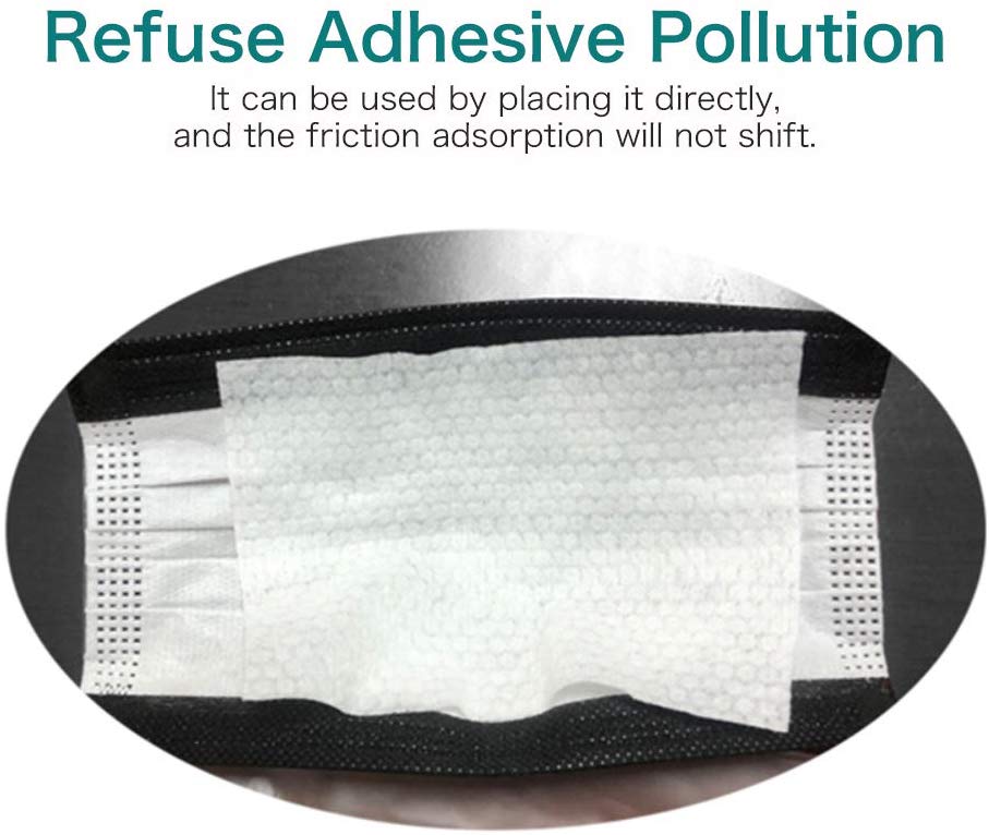 10 Pcs Disposable Activated Carbon Filter for Mask 3 Layers Breathable Activated Carbon Protective Filter Mouth Mask
