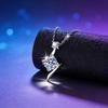 1CT S925 Sterling Silver Moissanite Necklace Lightning Star Pendant D VVS1 Ladies Exquisite Jewelry