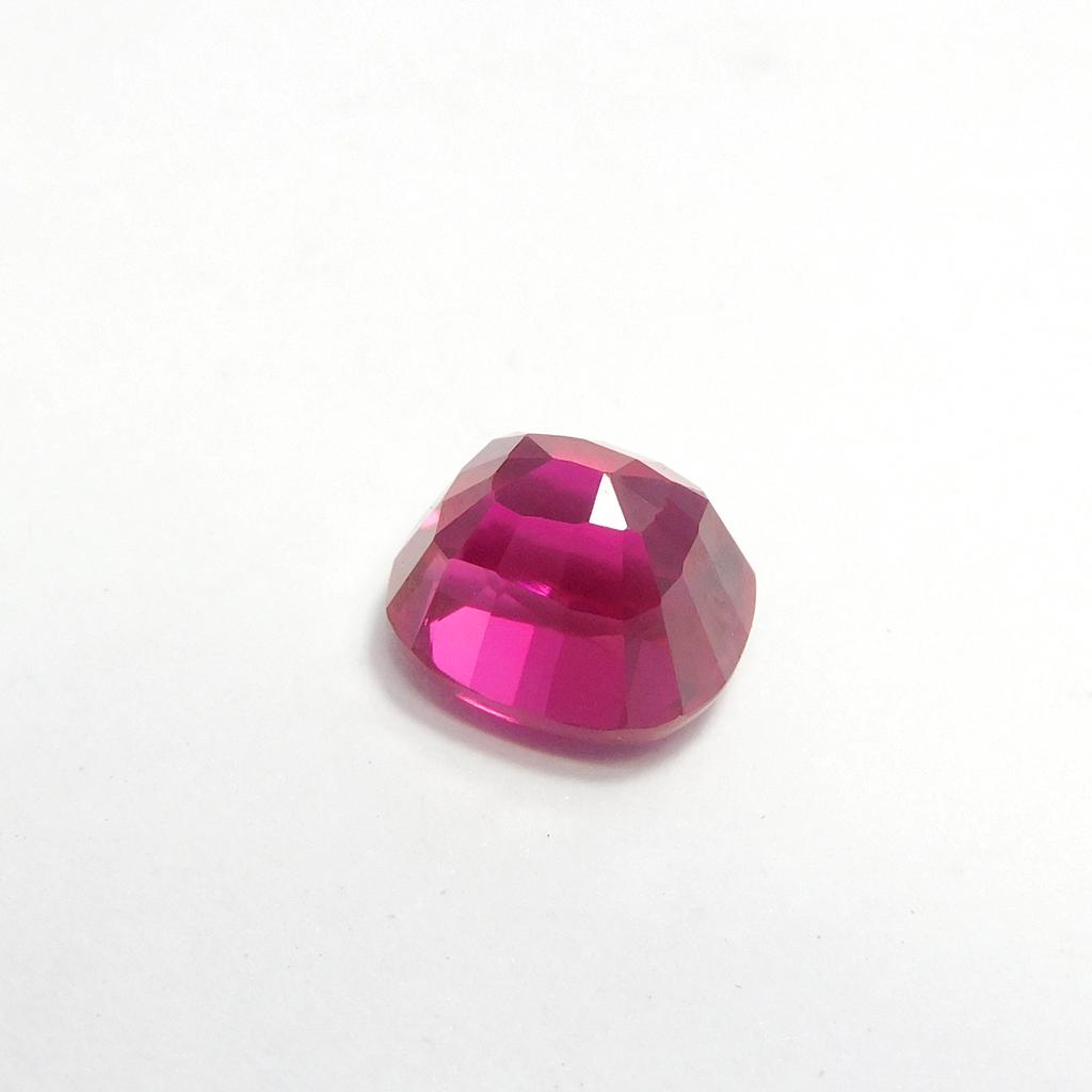 Natural Red Ruby 4.45 Ct   Ring Size Loose Gemstone Cushion Shape