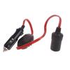 Cigarette Lighter Extension Cord with Switches Male Plug to Female Socket Heavy Duty Extension Cable with LED Lights