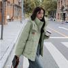 Autumn and Winter Down Cotton Jacket Korean Version Loose Hooded Short Cotton Jacket Fashion Women's Casual Warm Cotton Jacket