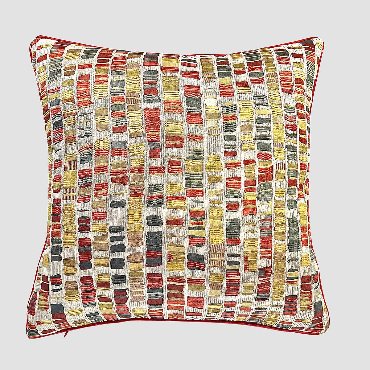 Декоративная наволочка с принтом зебры жаккардовая окантовка чехол для подушки без сердечника 4545cm 1275₽