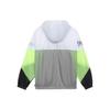 Li-Ning Badfive Chaqueta Casual Colorblock con Cremallera para Hombre Chaquetas Blanco Gris AFDS361-2