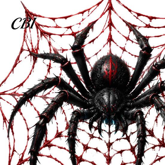 Horror Party Decorations Scary Black Spider Static Window Clings, Web Glass Stickers, Reusable Indoor Decor Decals for Haunted House Halloween