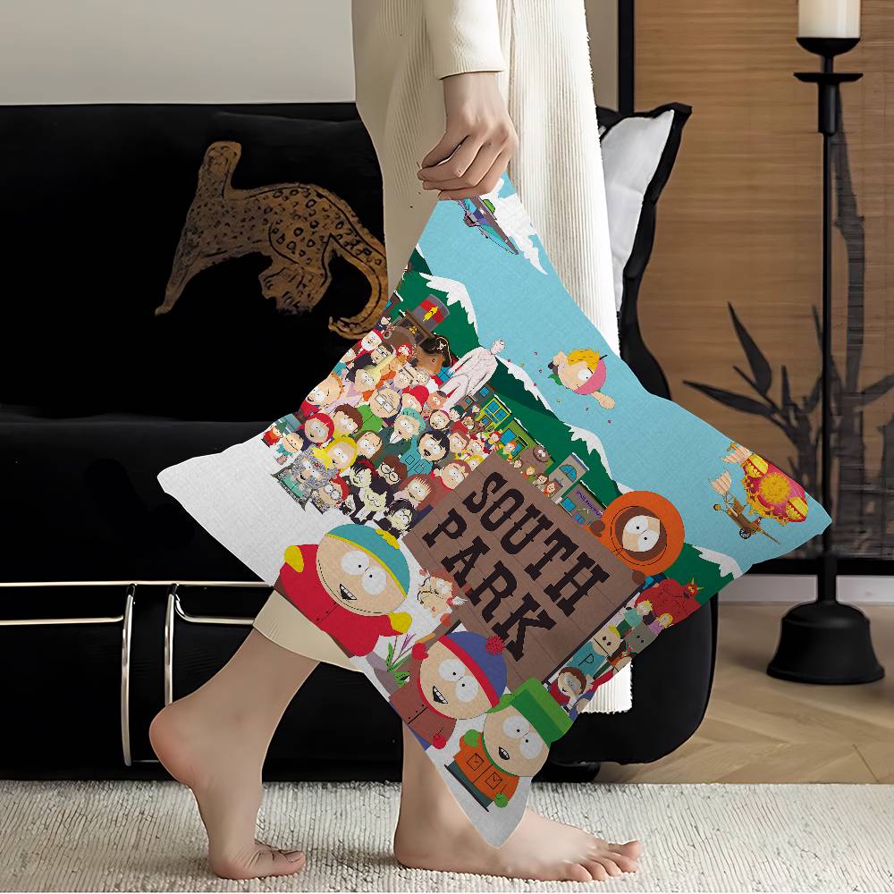 

Classic Animation SSouth Cartoon Park Pillow Cover Sofa Cushion Cover Home Room Decoration Children Gift 30x30 cm