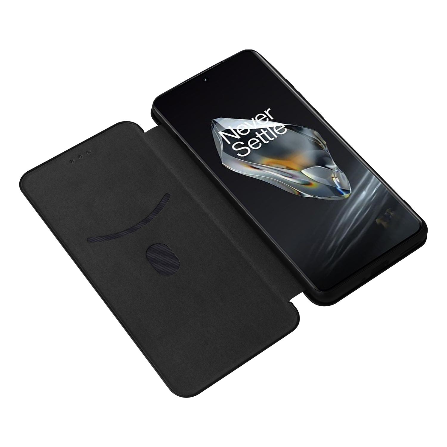 

For OnePlus 12 5G Leather Phone Case with Card Slots Stand Blue