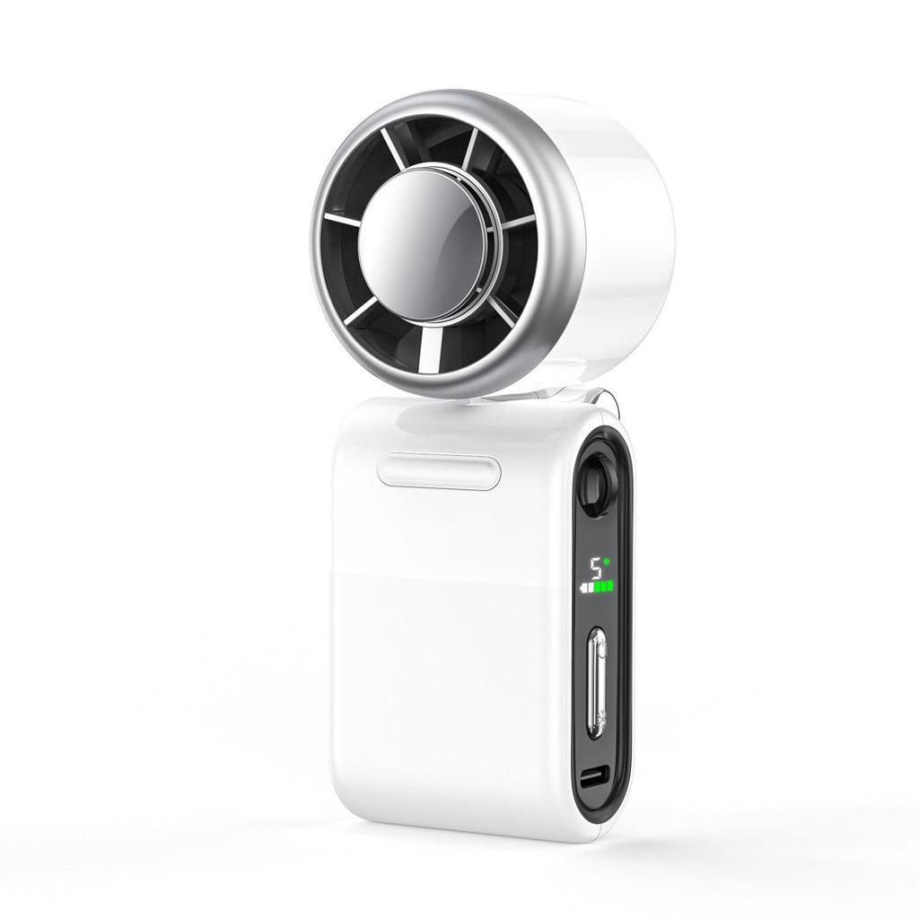 Foldable High-Speed Portable Mini Fan with Neck Hanging Feature