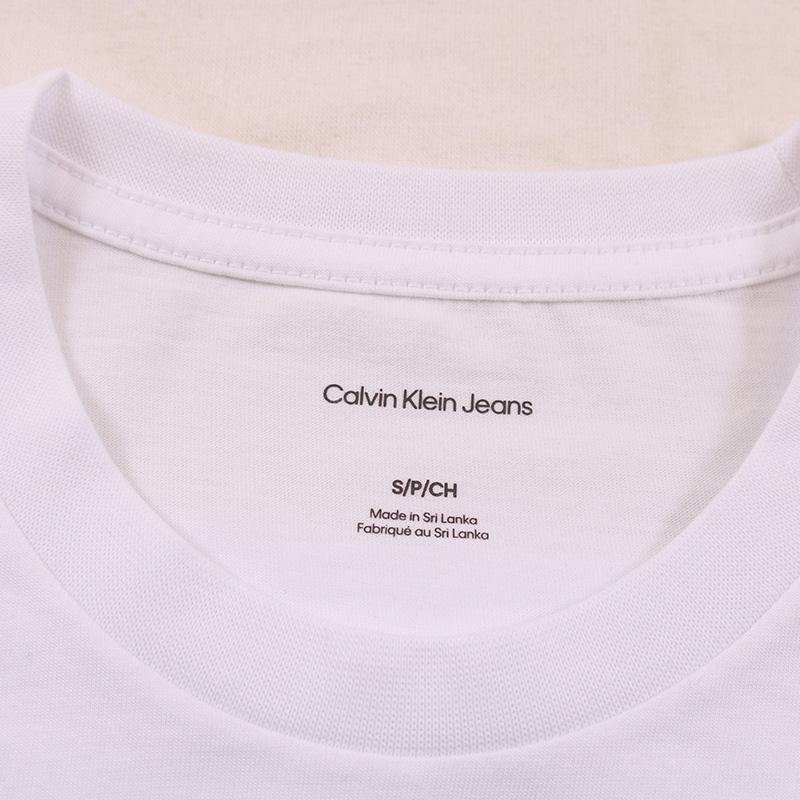 Calvin Klein Minimalist Fashion Versatile Trendy Round Neck Short Sleeve T-Shirt Men Tops 4RE816G