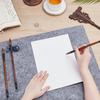 PH PandaHall Wool Chinese Calligraphy Mat Gray Water Drawing Cloth Reusable Drawing Felt Mat Painting Felt Desk Pad for Xuan Paper Painting