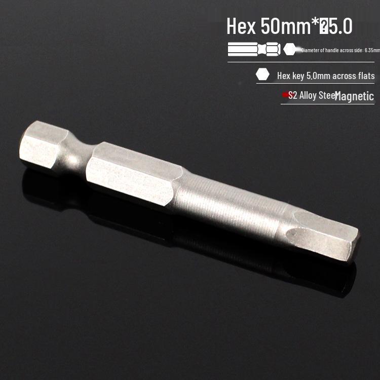 S2 Hexagon Magnetic Impact Driver Bit Set for Electric Screwdrivers