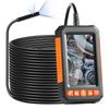 Endoscope Camera with Lights Dual Lens Borescope 49.2FT Cable 4.3" Screen