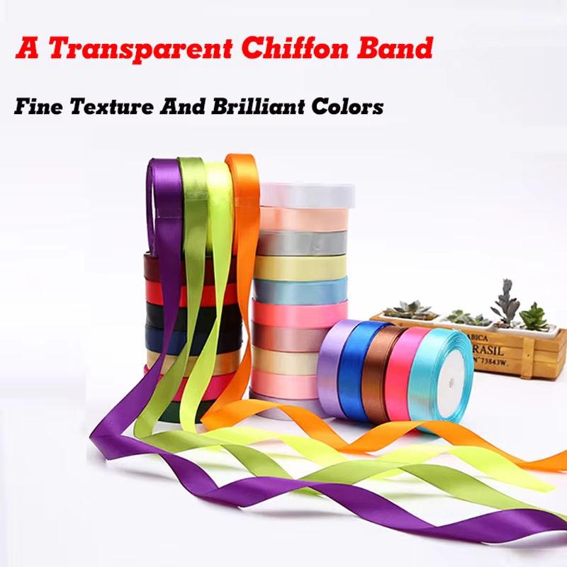 Wire Edge Grosgrain Ribbon Custom Gold Foil Logo Eco-Friendly Polyester Satin Roll Wedding Birthday Christmas Holiday Gift