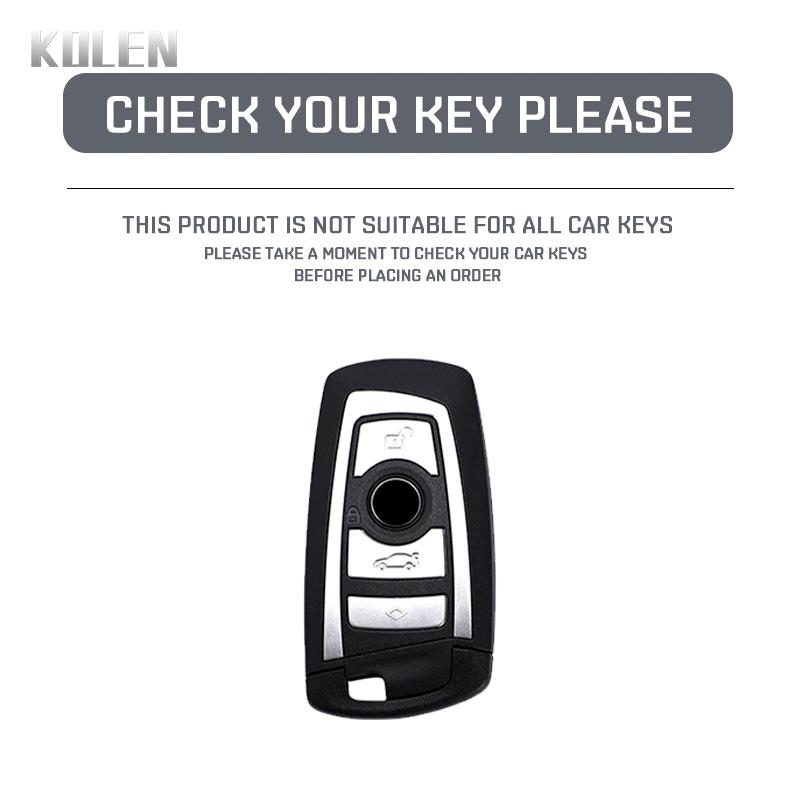 Abs Carbon Fiber Style Car Key Case Cover For Bmw 1 3 5 7 Series X1 X3 X4 X5 F10 F15 F16 F20 F30 F18 F25 M3 M4 Accessories Fob