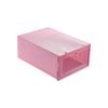 Foldable Clear Shoes Storage Box Plastic Stackable Shoe Organizer