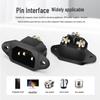 10A 250V Three-Pin Male Plug Socket with Screw Terminals for High-Pressure and Rice Cookers