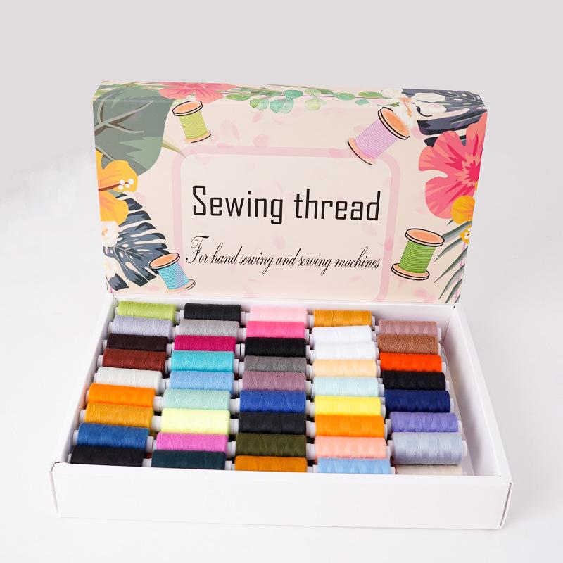 88 colors small roll household 402 sewing machine small thread handmade sewing thread needle and thread set accessories polyester sewing thread