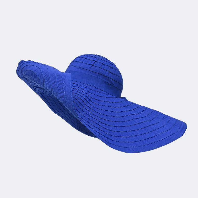 Large Brim Sun Hat - Women's Beach Sun Protection Fisherman Hat - Foldable