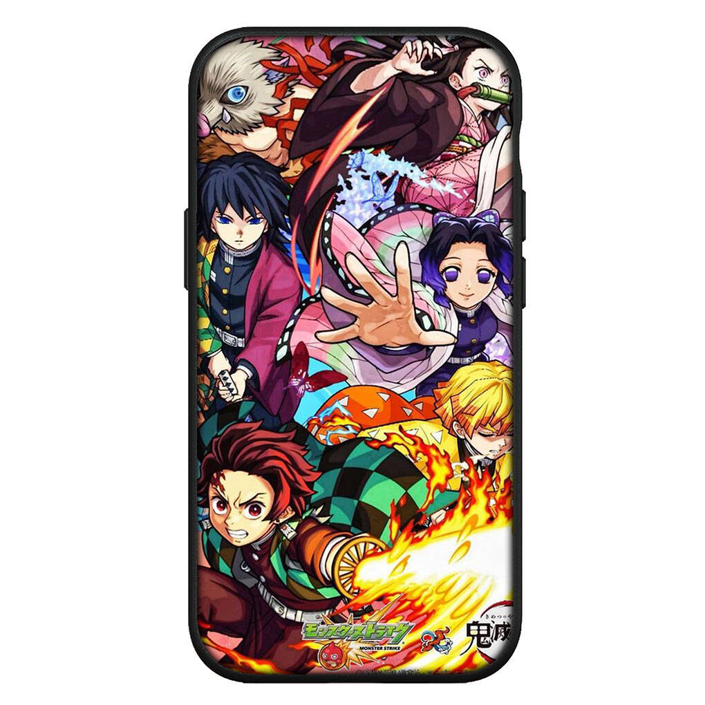 Hülle für iPhone 17 16 15 Xiaomi Poco Redmi Note 14 13 12 11 Pro Max Samsung Galaxy S25 S24 OPPO Huawei Demon Slayer Anime Nezuko Tanjirou Handyhülle