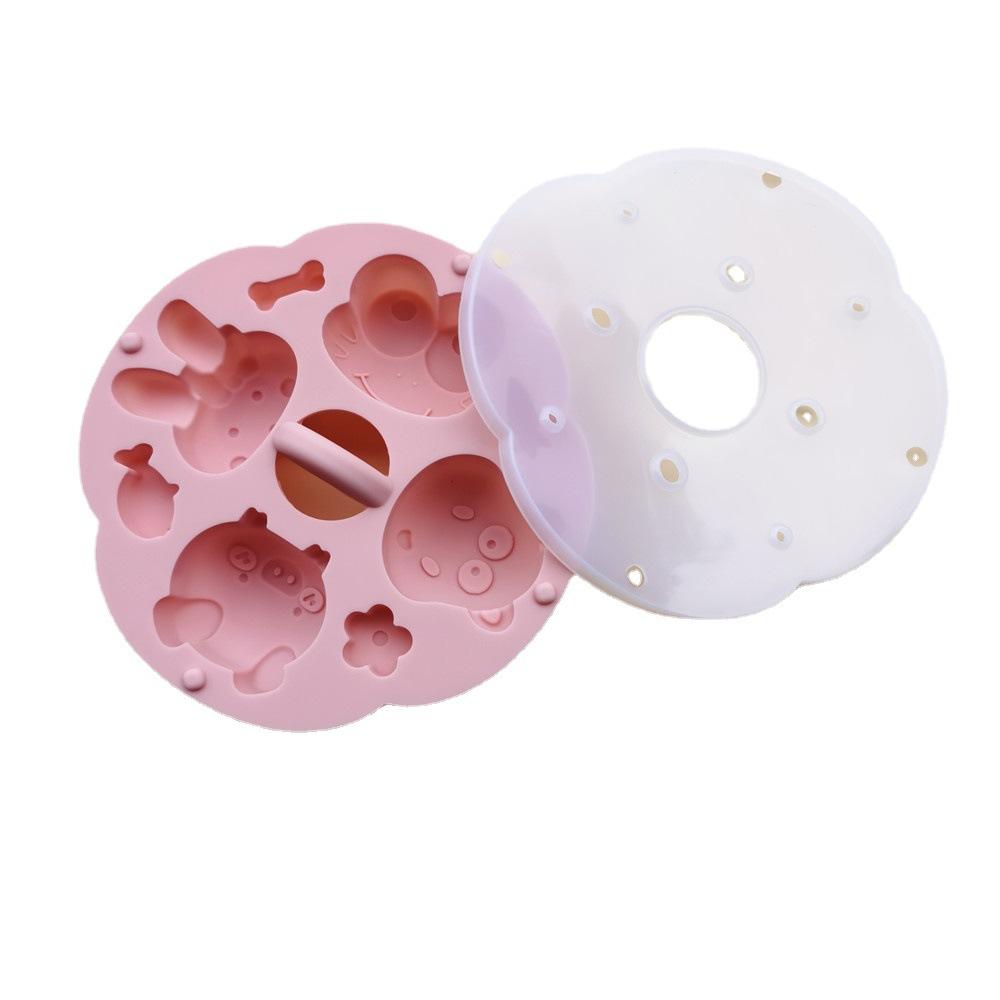 Silicone Cake Mold, Steam Rice Cake Mold, Cartoon Shape, Hair Cake Mold, Can Be Steamed Design, Baby Baby Auxiliary Food Molds