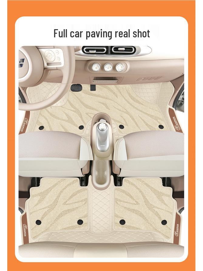 Wuling Hongguang Miniev Floor Mats, Full Coverage, 25 Designs, Four-Door, Macaron Style, for New Energy Vehicles